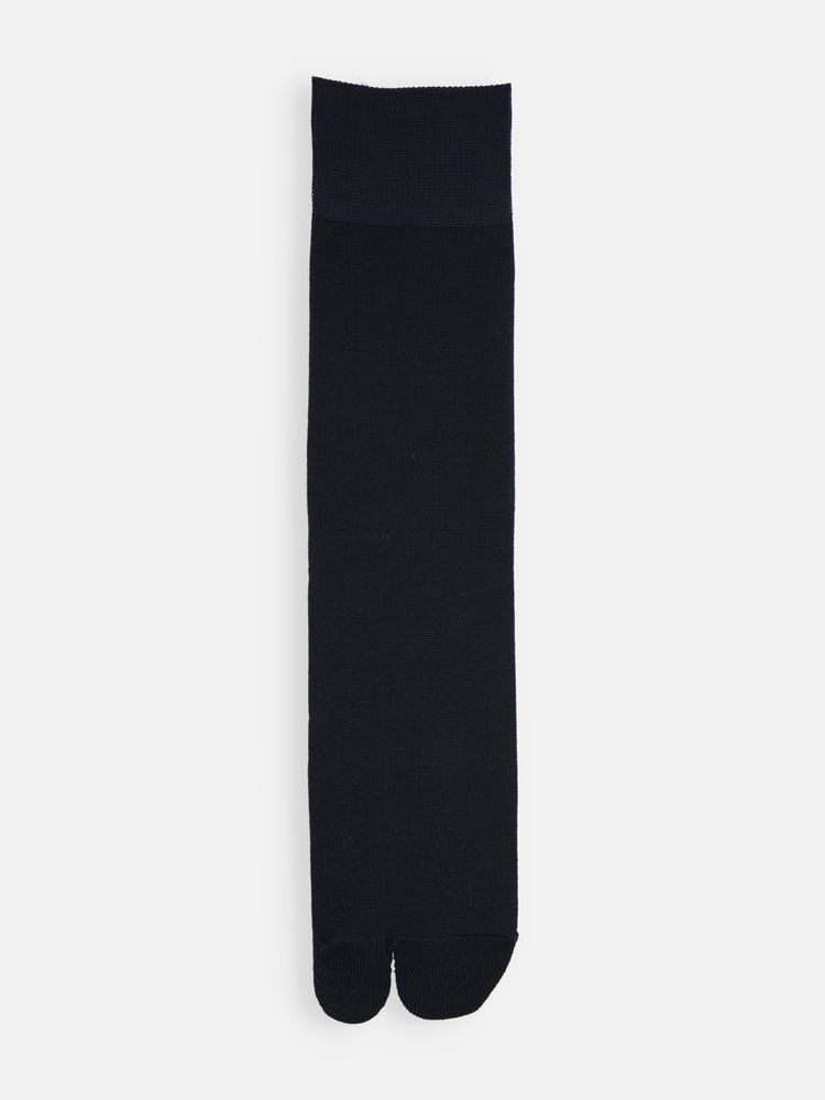 Chaussettes - Mi-Chaussette Tabi unie en coton - TABIO