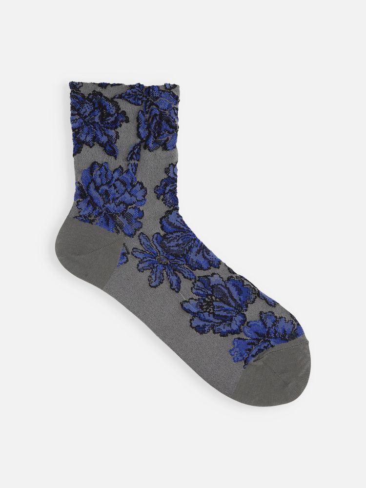 Chaussettes - Socquette fleurs en relief - TABIO