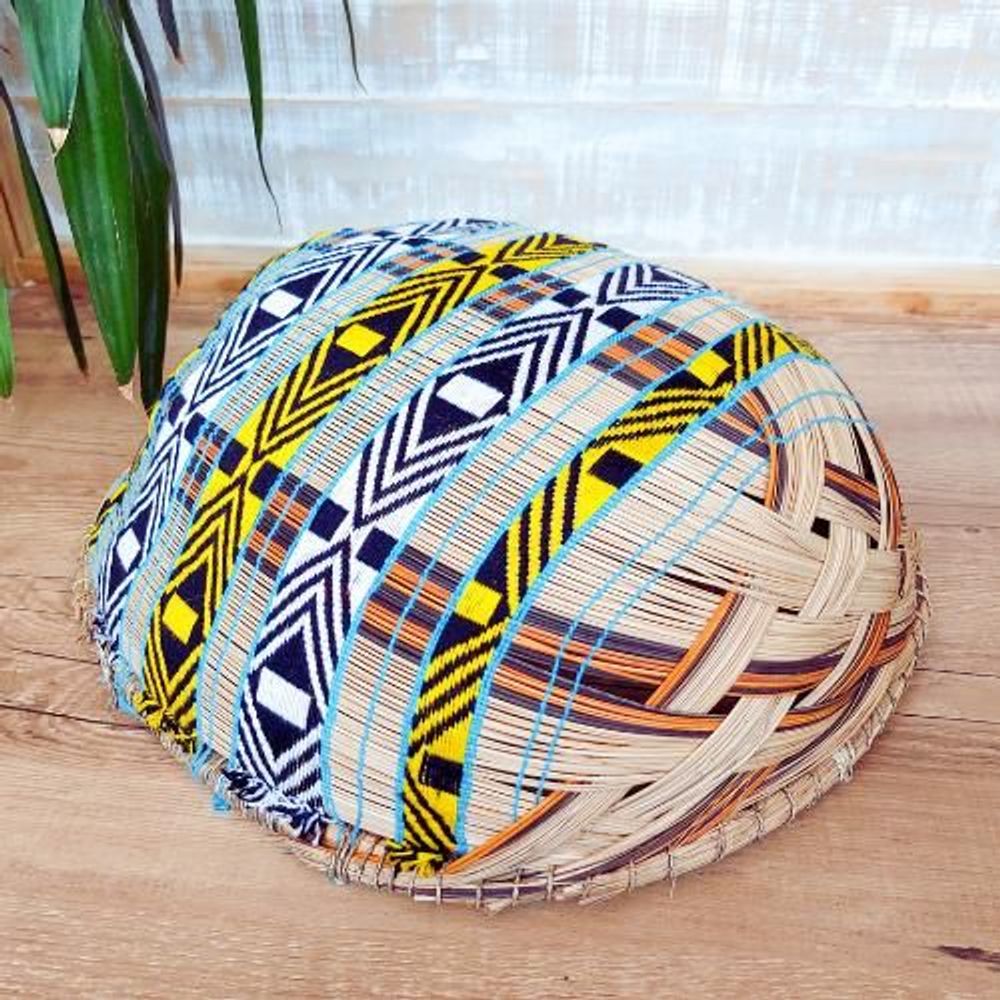 Decorative objects - Indigenous Basket "Kuño" Ethnicity Mehinako 45cm - Amazon - ARUH ART & DECOR
