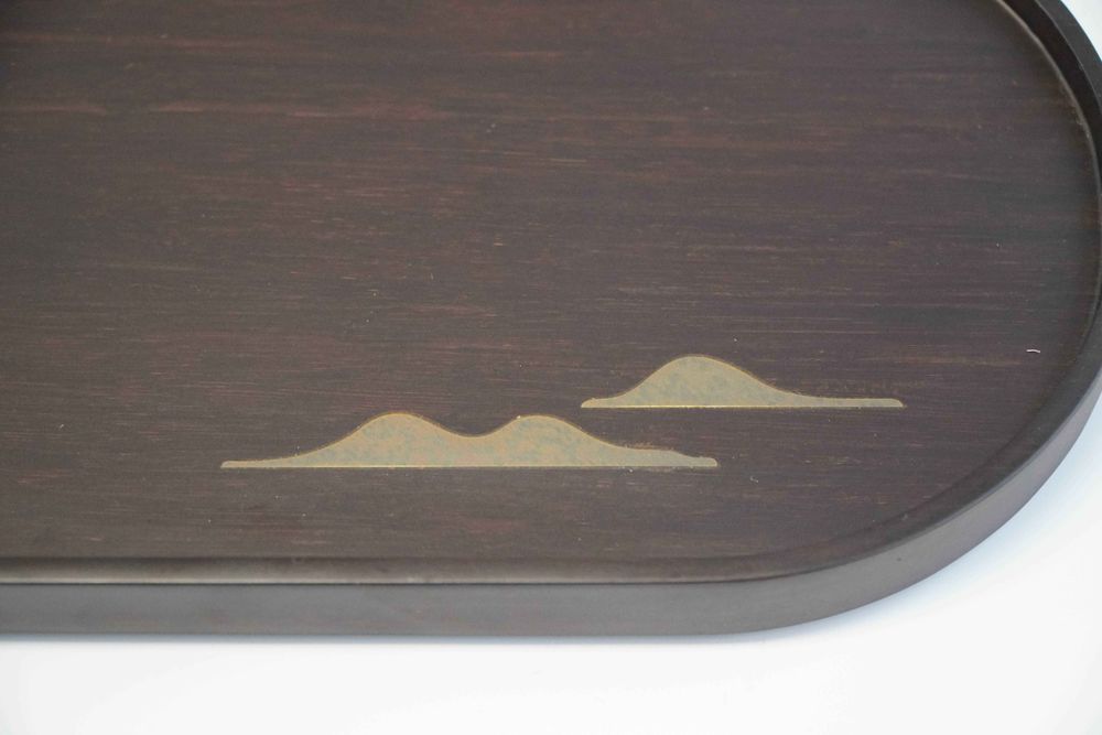 Tea and coffee accessories - Wooden Landscape Food Teapot Tray - THE ZHAI