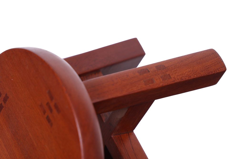 Design objects - Handmade mini round beech wood chair - THE ZHAI