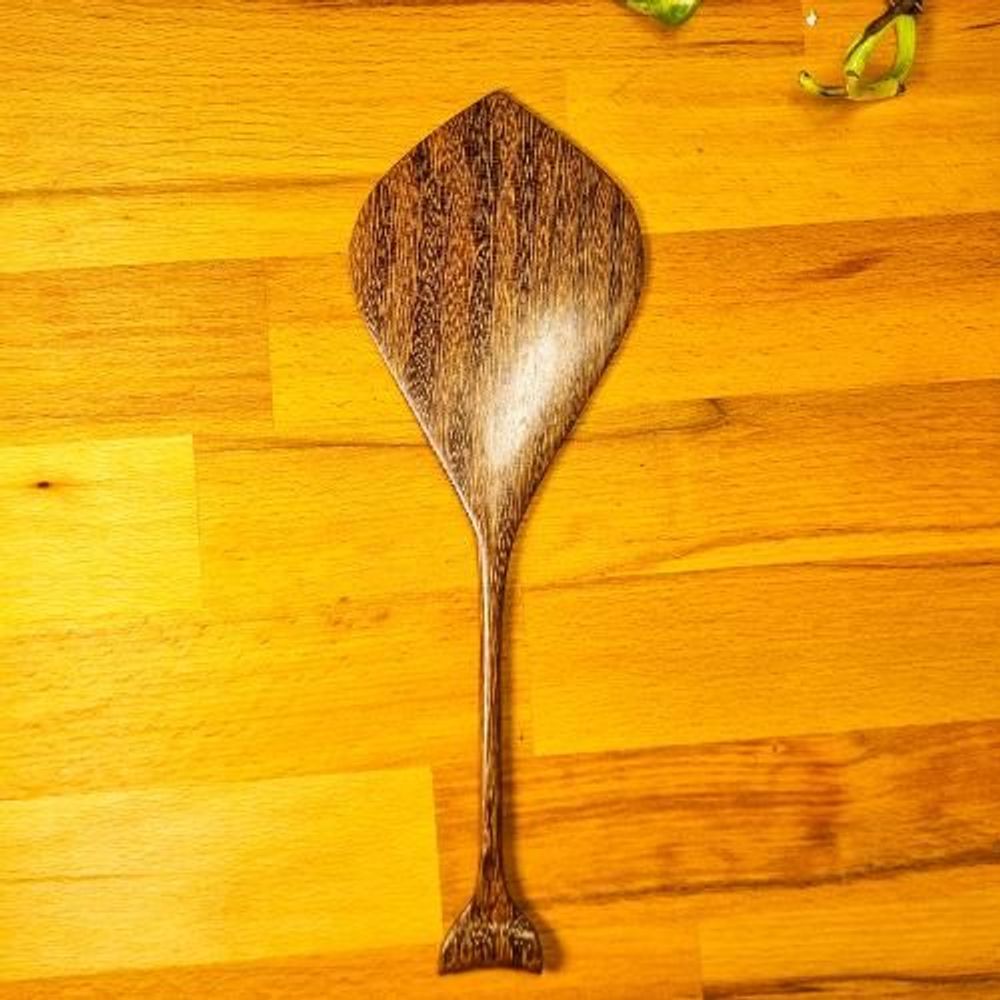 Decorative objects - Mini Indigenous Paddle Solid Hardwood 25cm - Ethnicity Baré - Amazon - ARUH ART & DECOR
