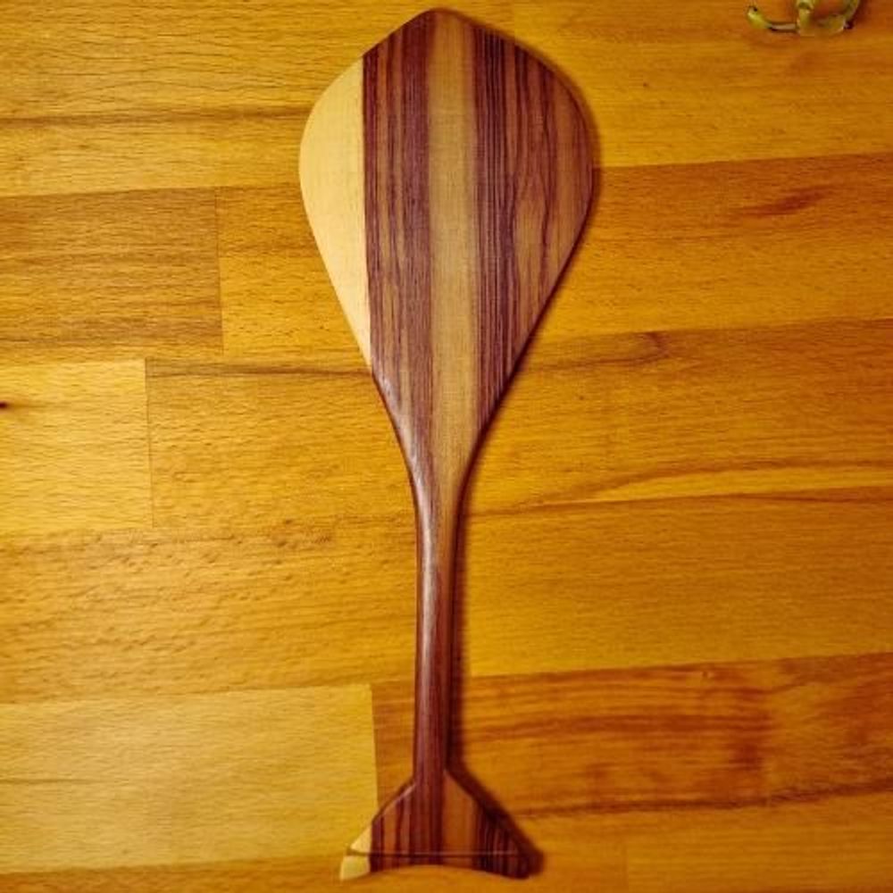 Decorative objects - Mini Indigenous Paddle Solid Hardwood 25cm - Ethnicity Baré - Amazon - ARUH ART & DECOR