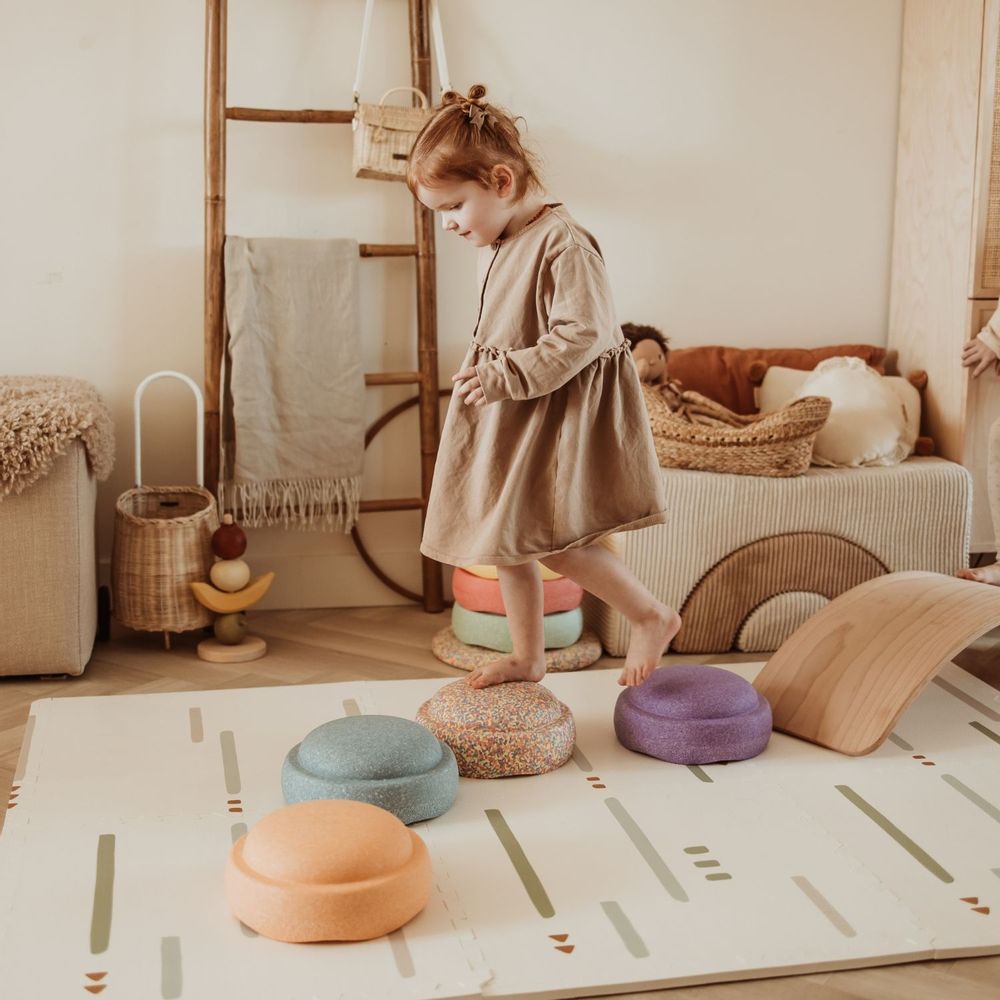 Jeux enfants - Play&Go EEVAA puzzlemat réversible - la ferme - PLAY&GO