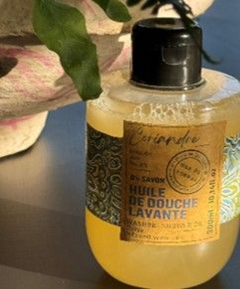 Soaps - WASHING-UP SHOWER OIL 300ML A LA PAQUERETTE - LE MAS DU ROSEAU