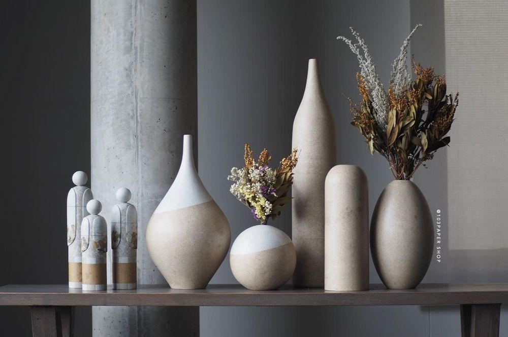 Objets de décoration - Our design restores life to recycle paper. Handmade sculptures, Which is created piece by piece./Unique/Characteristic/Exclusive - 103PAPER SHOP