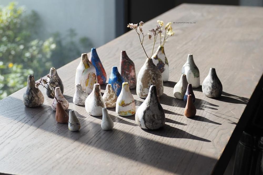 Objets de décoration - Our design restores life to recycle paper. Handmade sculptures, Which is created piece by piece./Unique/Characteristic/Exclusive - 103PAPER SHOP