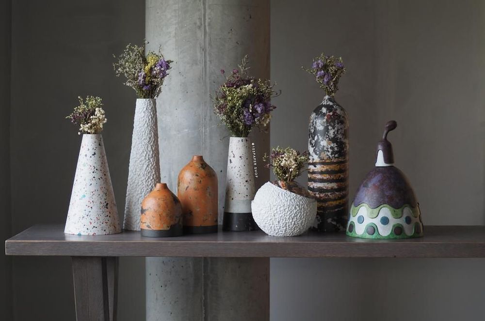 Objets de décoration - Our design restores life to recycle paper. Handmade sculptures, Which is created piece by piece./Unique/Characteristic/Exclusive - 103PAPER SHOP