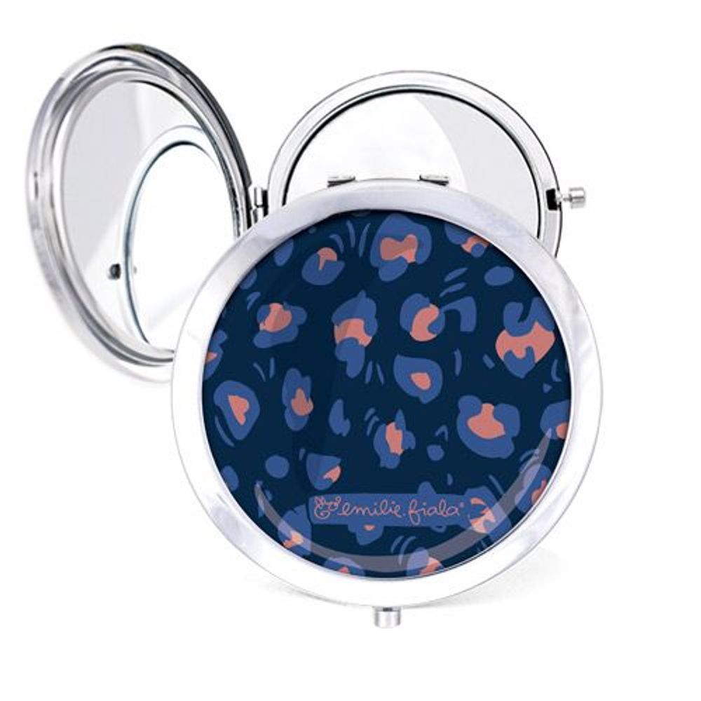 Miroirs - Miroir de poche Léopard - Argent - LES JOLIES D'EMILIE