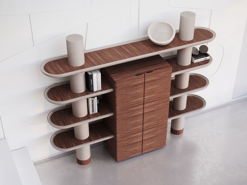 Bookshelves - Mina Int1 - ULTRAMOBILI