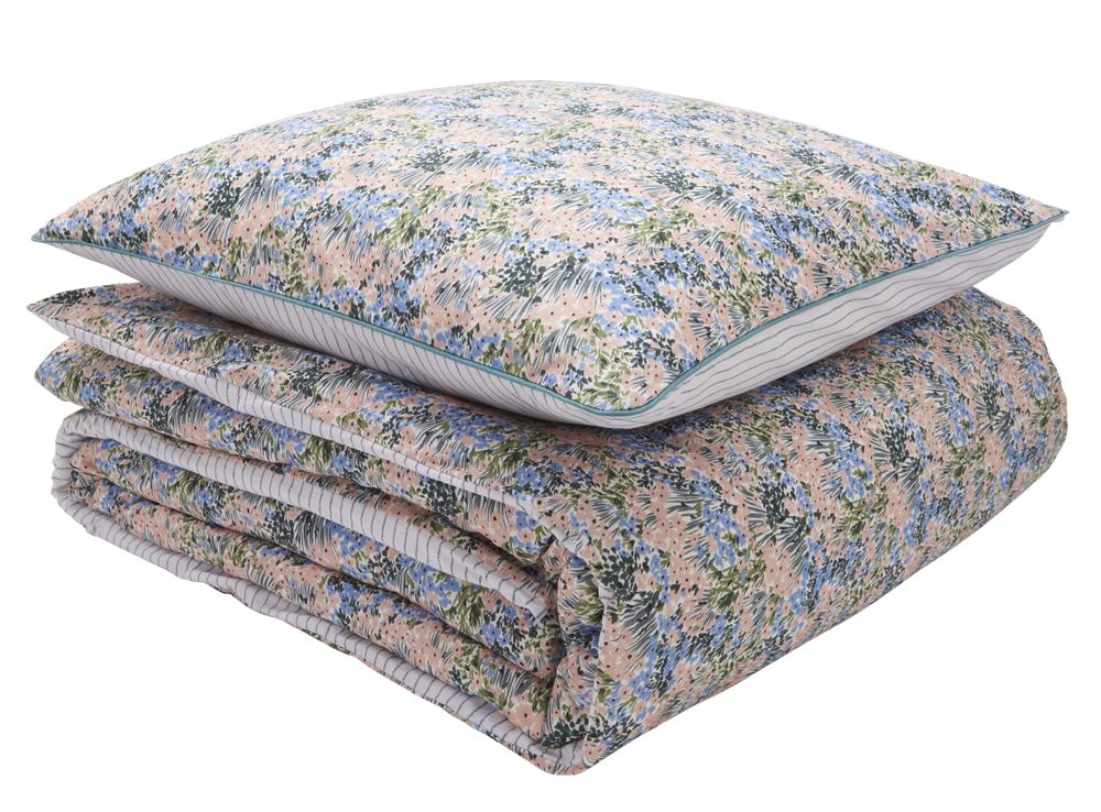 Bed linens - Bosquet - Printed Cotton Percale Bedding Set - ESSIX