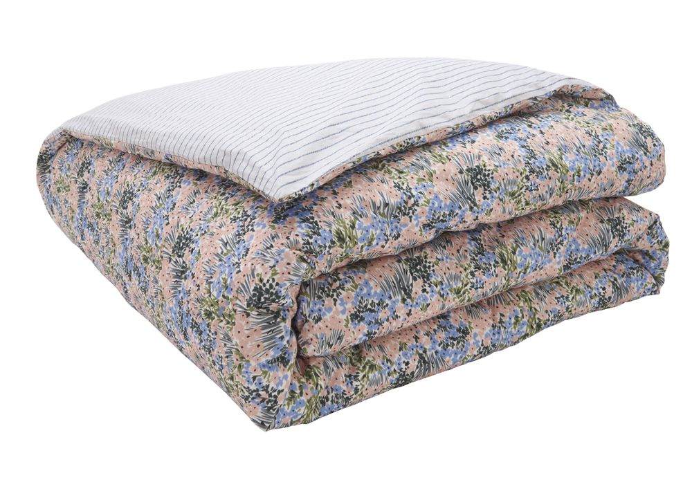 Bed linens - Bosquet - Printed Cotton Percale Bedding Set - ESSIX