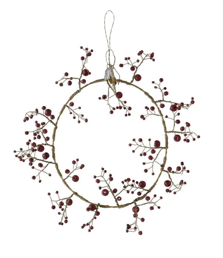 Christmas garlands and baubles - Red berry wreath - WALTHER & CO.