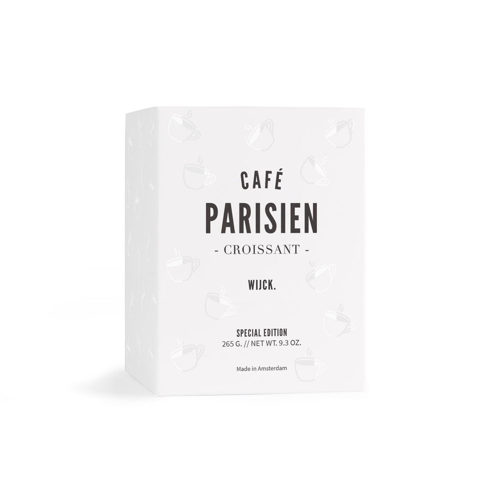 Cadeaux - Bougie - Croissant - Café Parisien - WIJCK.