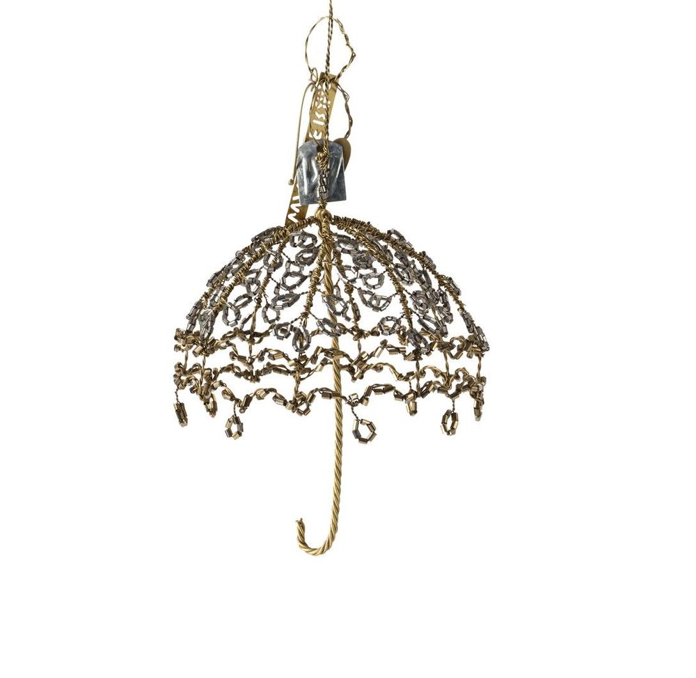 Guirlandes et boules de Noël - Parapluie en perles - WALTHER & CO.