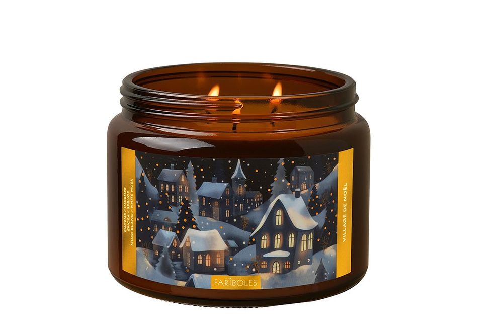 Candles - Christmas Village Candle - FARIBOLES