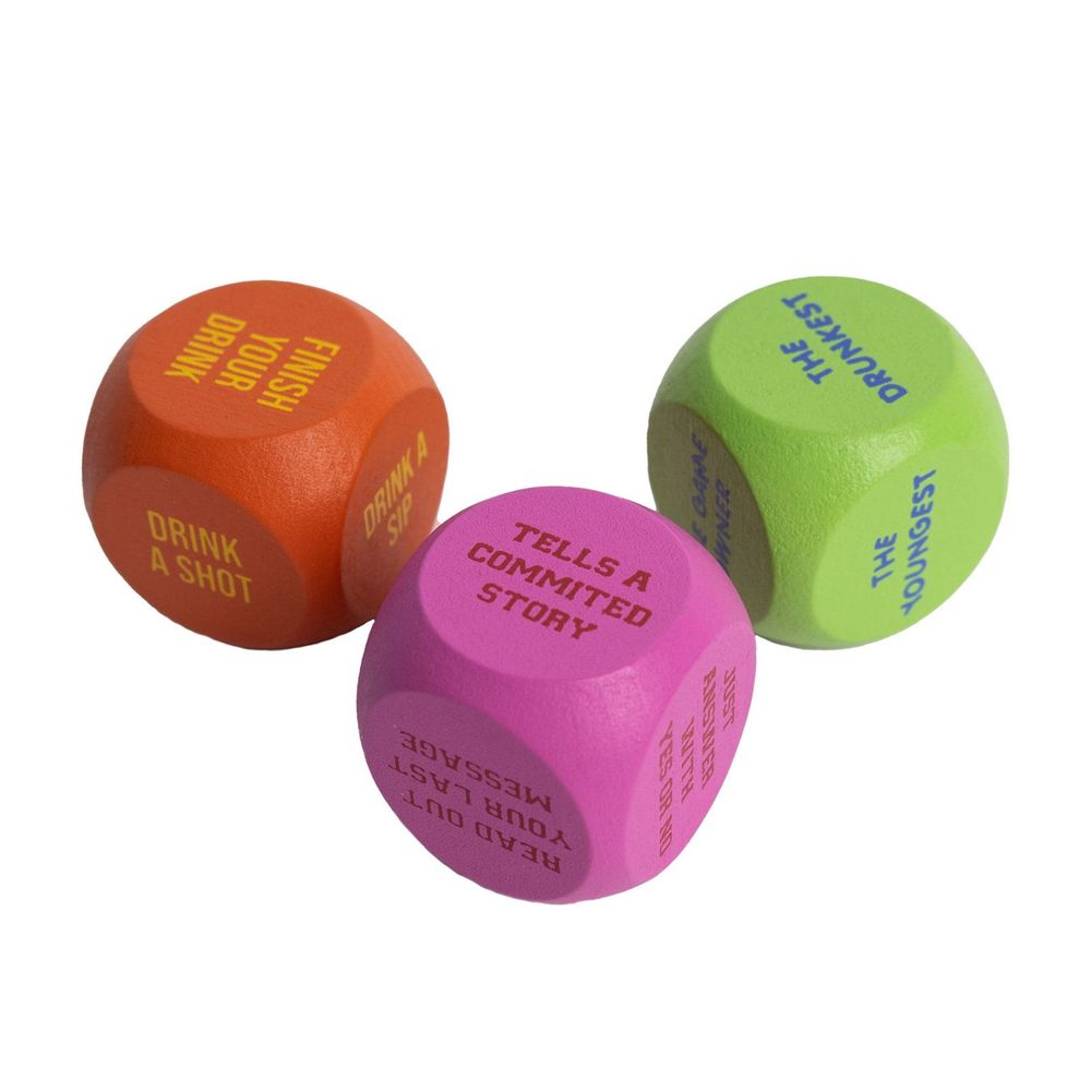Gifts - DICE SET " WHAT TO EAT” - "WHAT TO WATCH" - FISURA