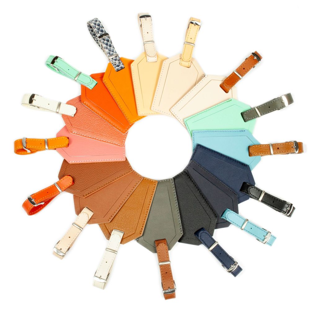 Leather goods - Luggage tag - LA REVERDIE — MAROQUINERIE