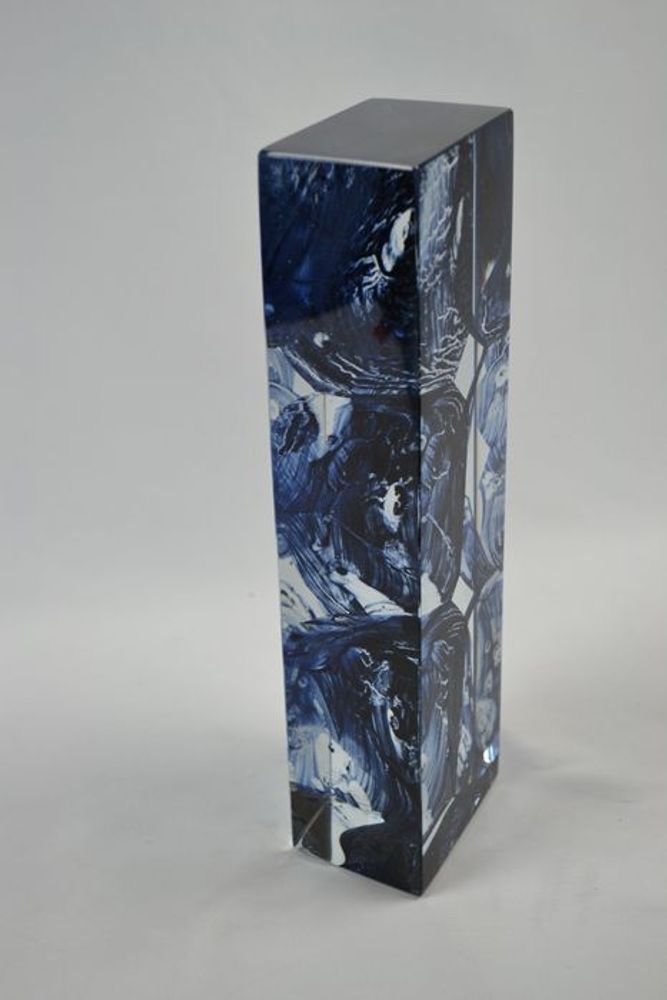Art glass - \" Elevation\” Crystal Sculpture - JEAN-FRANÇOIS LEMAIRE