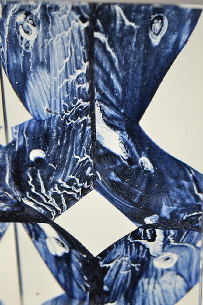 Art glass - \" Elevation\” Crystal Sculpture - JEAN-FRANÇOIS LEMAIRE