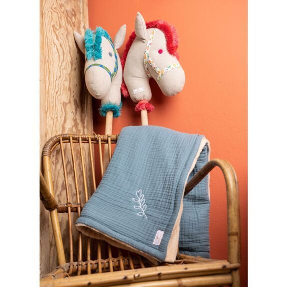 Objets déco enfant - Cheval sur bâton en bois, cheval à chevaucher, déco chambre enfant - LITTLE SIROKO