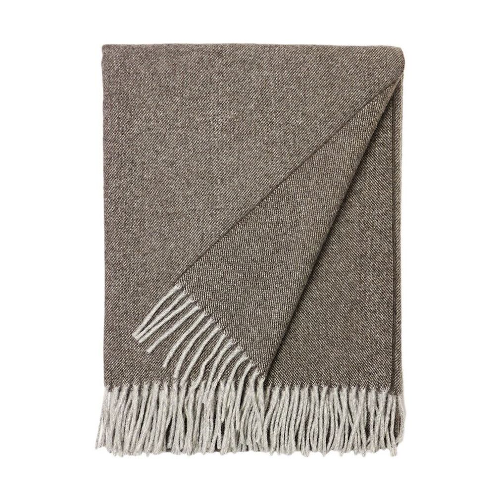Throw blankets - Pure Wool Throw | MELANGE - GIARDINO SEGRETO