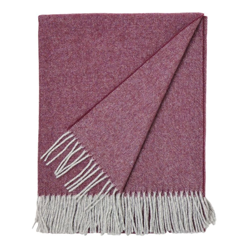 Throw blankets - Pure Wool Throw | MELANGE - GIARDINO SEGRETO