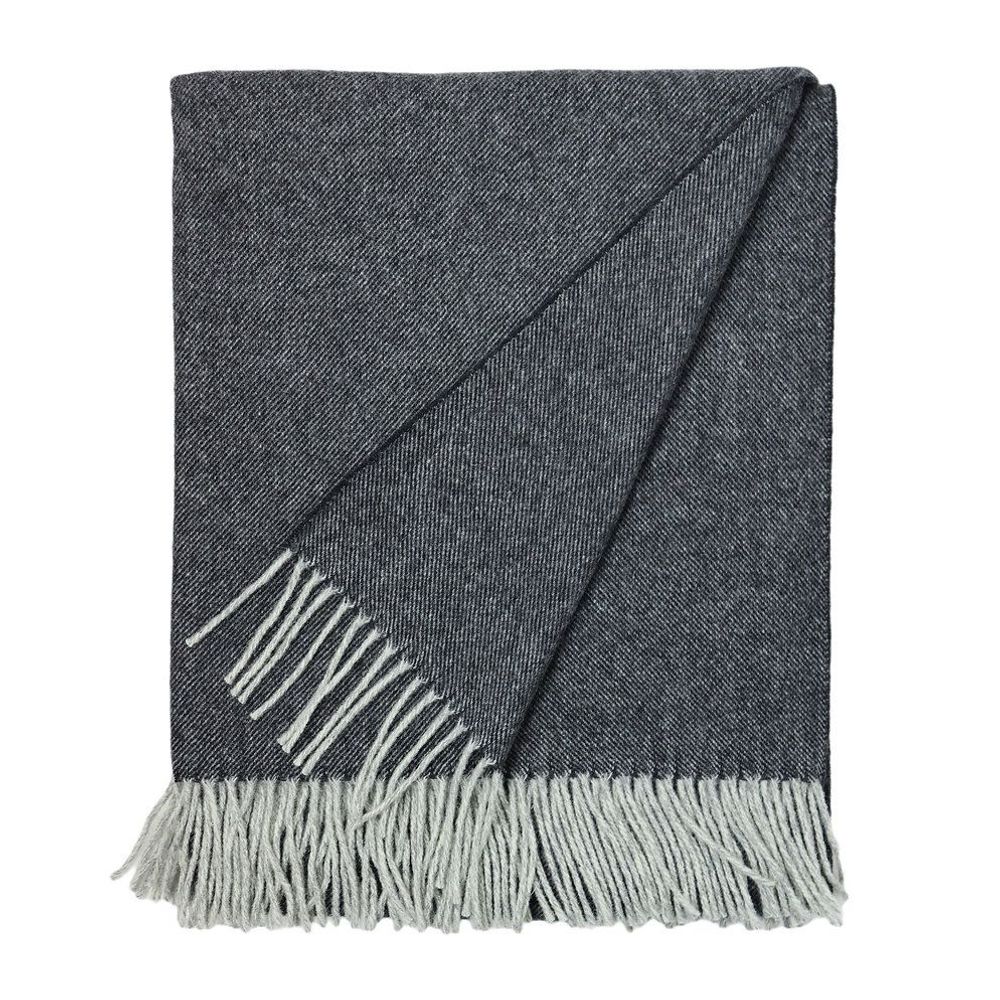 Throw blankets - Pure Wool Throw | MELANGE - GIARDINO SEGRETO