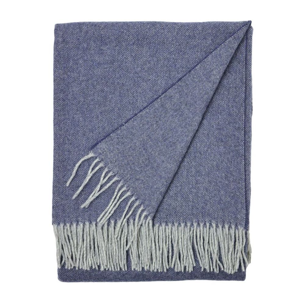 Throw blankets - Pure Wool Throw | MELANGE - GIARDINO SEGRETO