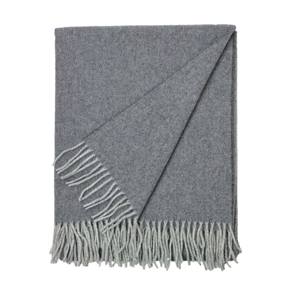 Throw blankets - Pure Wool Throw | MELANGE - GIARDINO SEGRETO