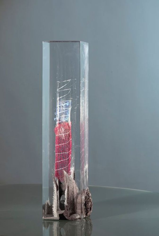 Sculptures, statuettes and miniatures - \" Elevation\” Sculpture Optical glass - JEAN-FRANÇOIS LEMAIRE