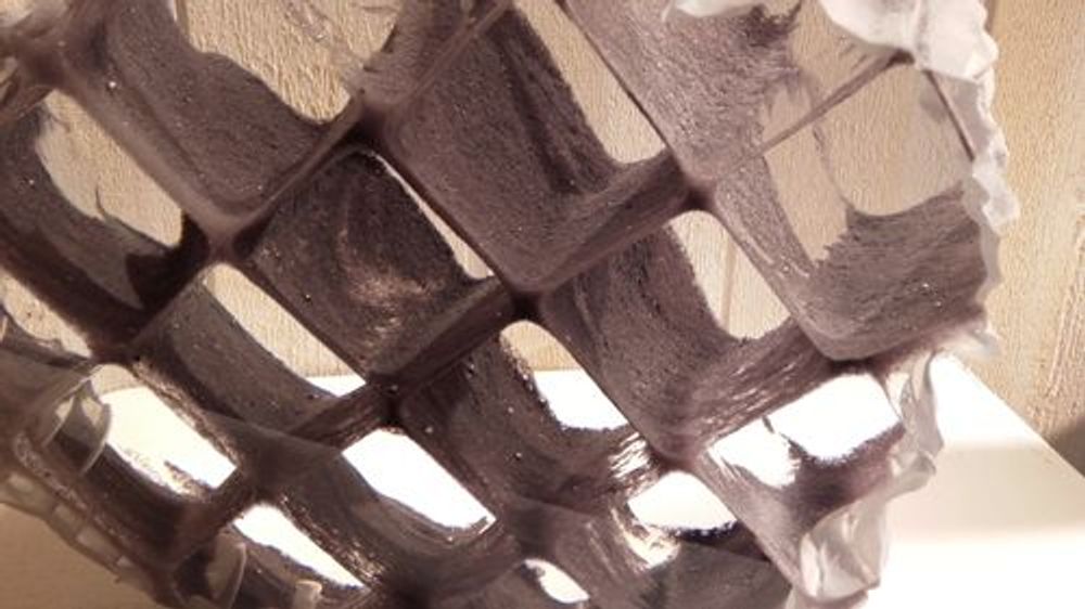 Art glass - "Print of Time” Sculpture Optical glass - JEAN-FRANÇOIS LEMAIRE