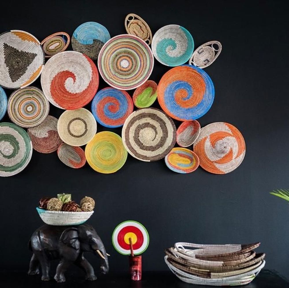 Decorative objects - Swirl woven set - BAOBAB
