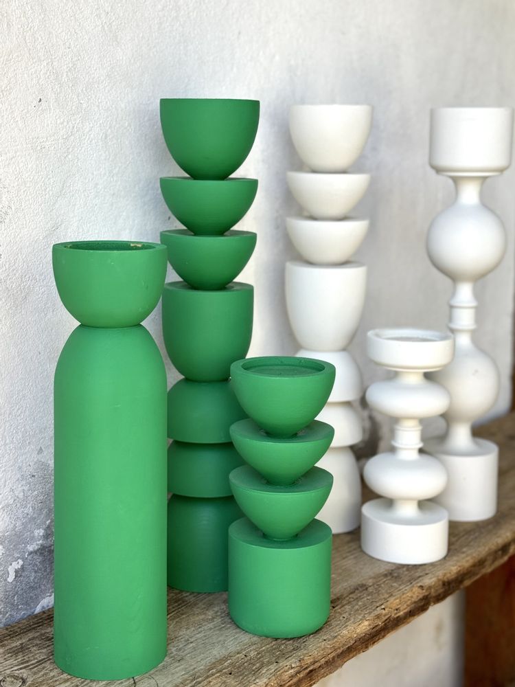 Decorative objects - AMA/AMAKI CANDLE HOLDERS - MAISON POLITA