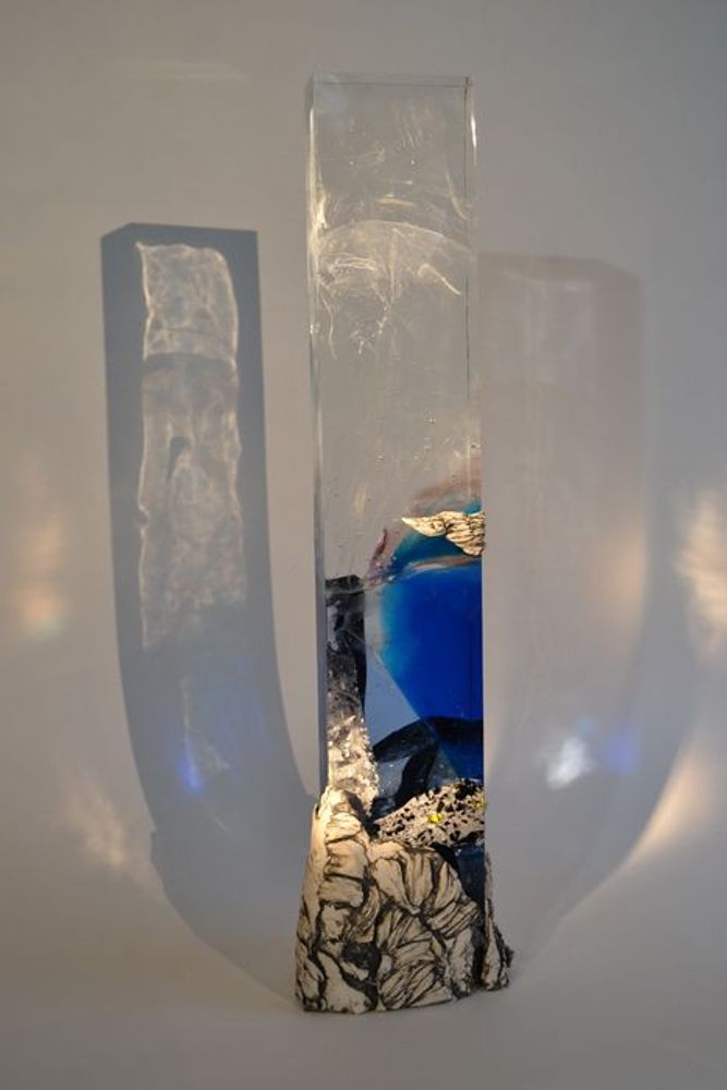 Sculptures, statuettes et miniatures - "Élévation" Sculpture Cristal et Porcelaine - JEAN-FRANÇOIS LEMAIRE