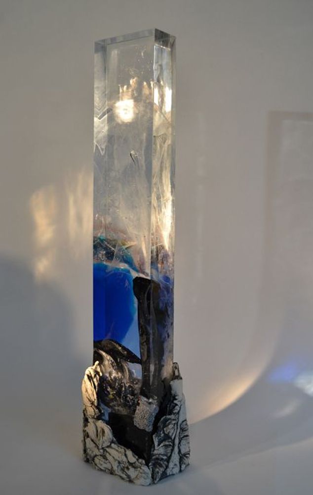 Sculptures, statuettes et miniatures - "Élévation" Sculpture Cristal et Porcelaine - JEAN-FRANÇOIS LEMAIRE