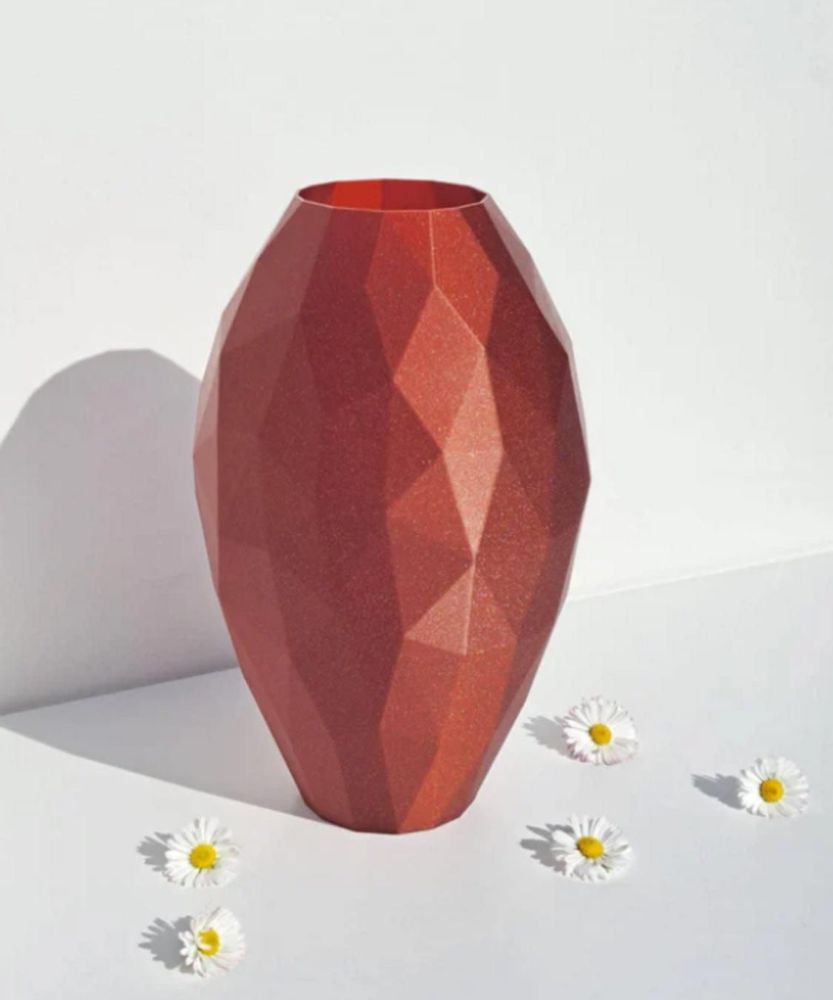 Office design and planning - Design vase "Oval" - AURA 3D