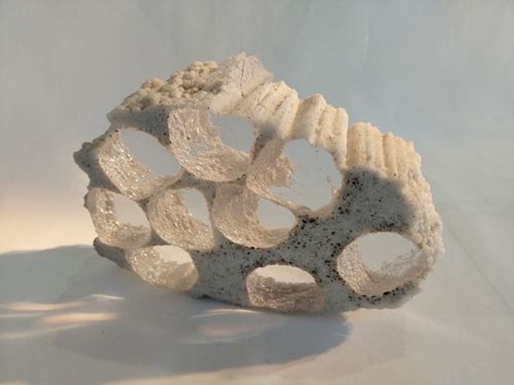 Art glass - "Print of Time"   Crystal Sculpture - JEAN-FRANÇOIS LEMAIRE