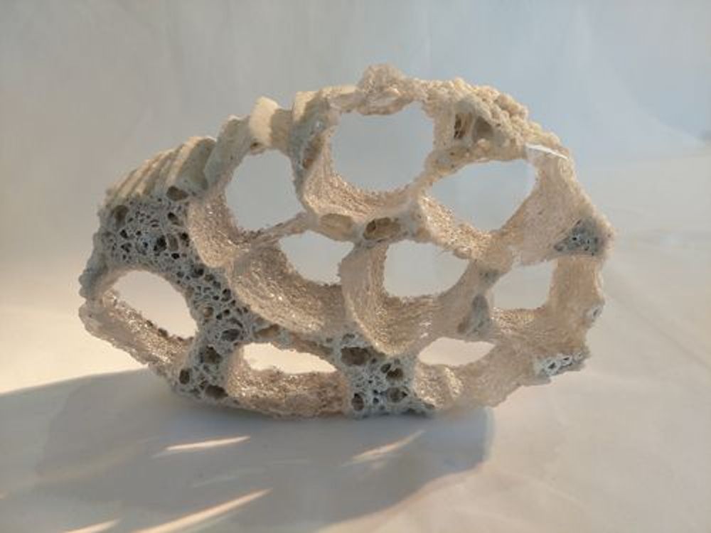 Art glass - "Print of Time"   Crystal Sculpture - JEAN-FRANÇOIS LEMAIRE