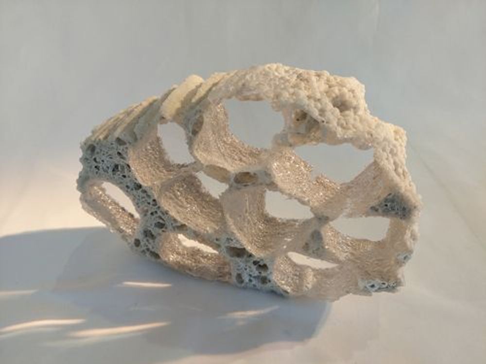 Art glass - "Print of Time"   Crystal Sculpture - JEAN-FRANÇOIS LEMAIRE