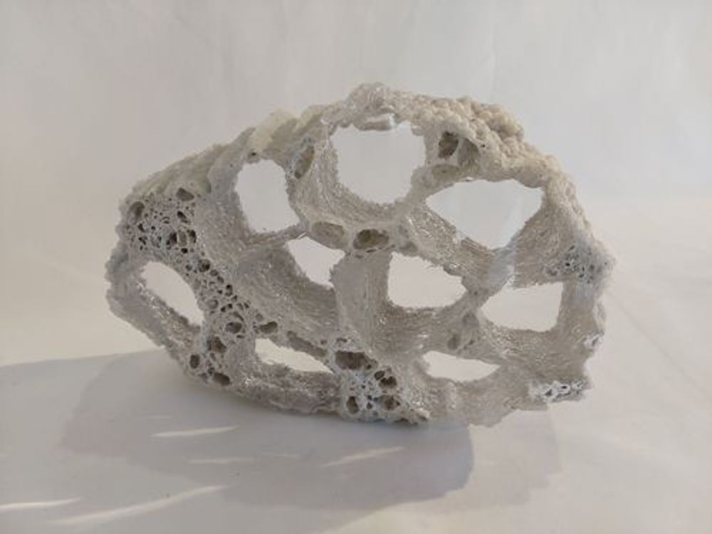 Art glass - "Print of Time"   Crystal Sculpture - JEAN-FRANÇOIS LEMAIRE