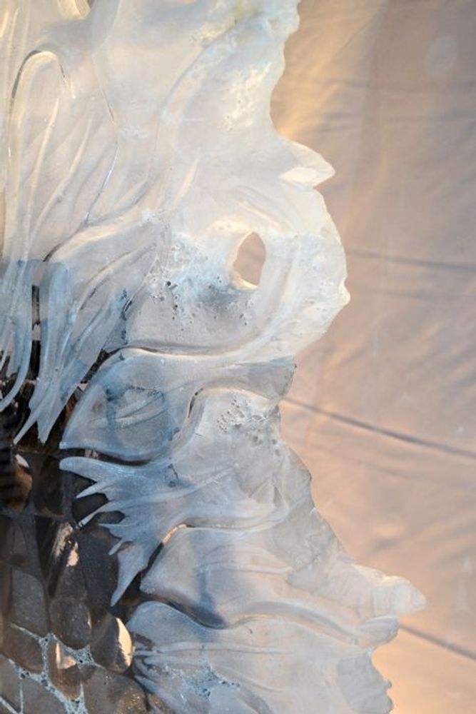 Pièces uniques - "L'Écume du Temps" - Sculpture Cristal - JEAN-FRANÇOIS LEMAIRE