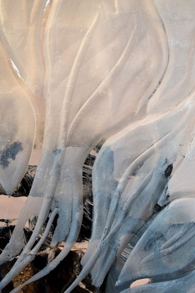 Pièces uniques - "L'Écume du Temps" - Sculpture Cristal - JEAN-FRANÇOIS LEMAIRE