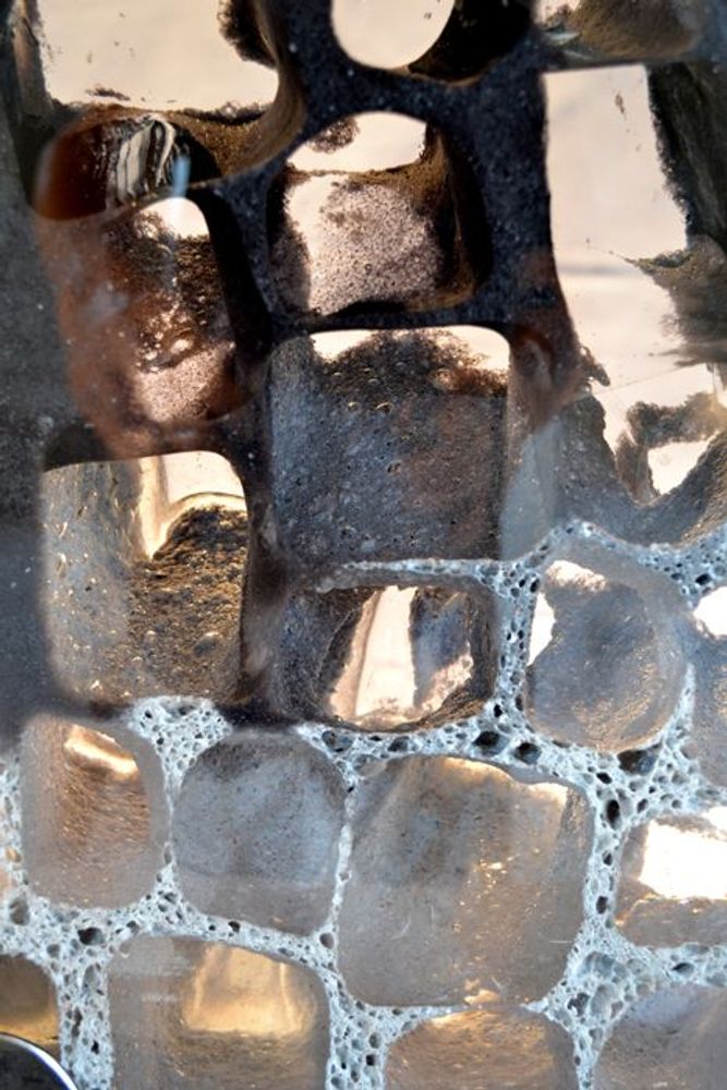 Pièces uniques - "L'Écume du Temps" - Sculpture Cristal - JEAN-FRANÇOIS LEMAIRE