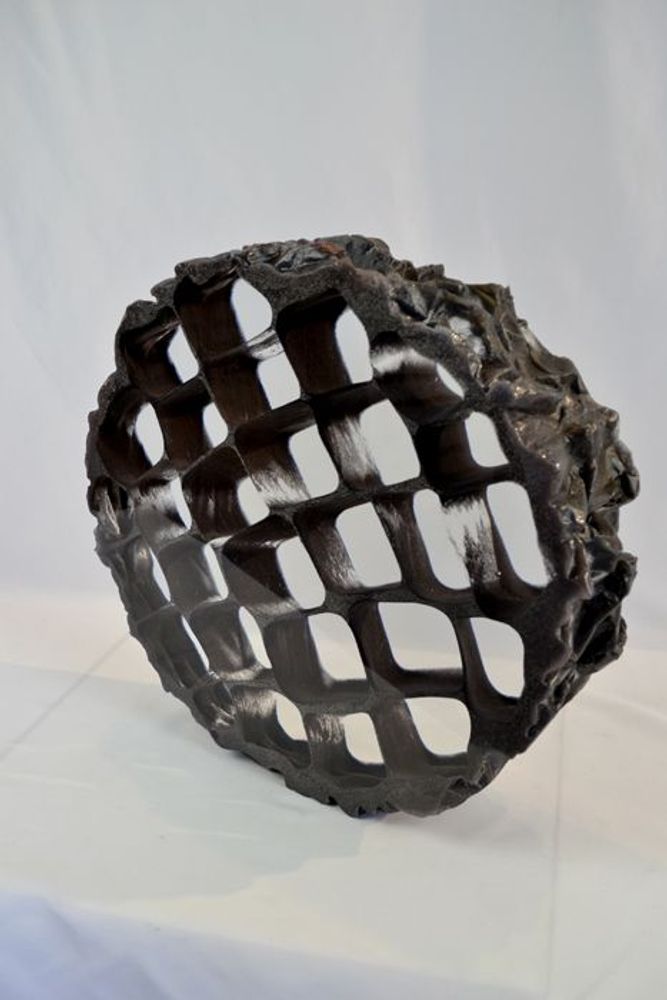 Sculptures, statuettes and miniatures - "Print of Time" Optical Glass Sculpture - JEAN-FRANÇOIS LEMAIRE