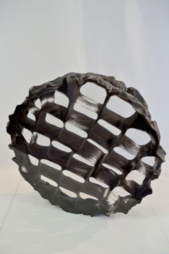 Sculptures, statuettes and miniatures - "Print of Time" Optical Glass Sculpture - JEAN-FRANÇOIS LEMAIRE
