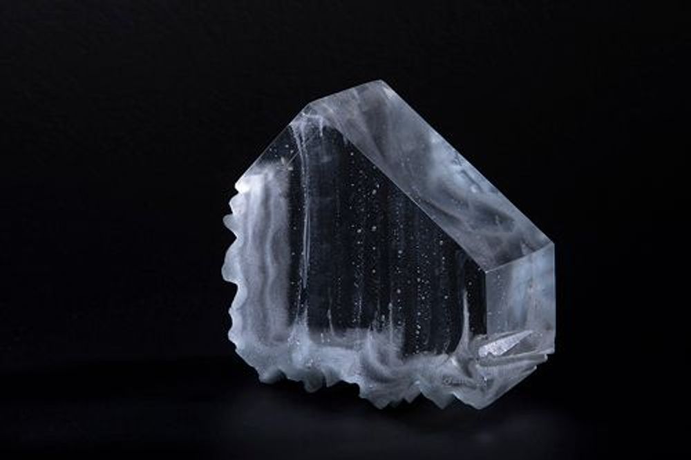 Unique pieces - "From Chaos to the Light" Optical Glass Sculpture - JEAN-FRANÇOIS LEMAIRE