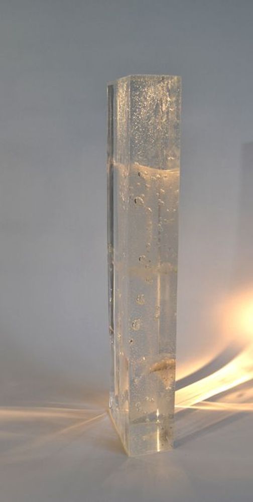 Verre d'art - Élévation - Sculpture Verre optique - JEAN-FRANÇOIS LEMAIRE