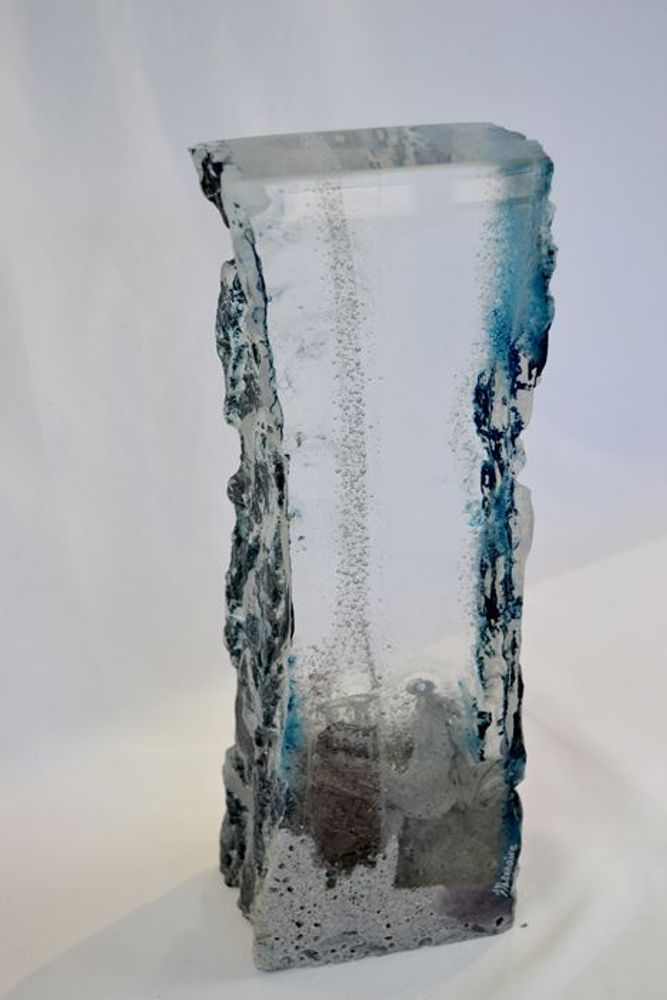 Outdoor decorative accessories - \" From Chaos to Light\” Sculpture Optical glass - JEAN-FRANÇOIS LEMAIRE