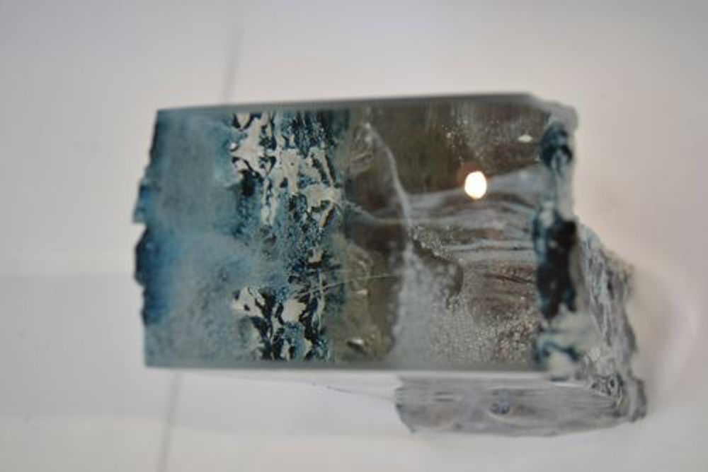 Outdoor decorative accessories - \" From Chaos to Light\” Sculpture Optical glass - JEAN-FRANÇOIS LEMAIRE
